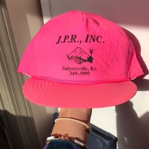 Vintage 80’s Hot pink JPR INC Kentucky Hat